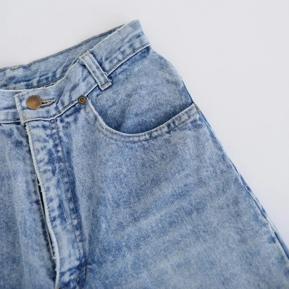 Vintage Silver  Acid Wash Straight Leg Jeans Denim - Picture 9 of 14